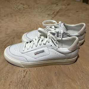 Women’s Superga 3843 Court White Sneakers